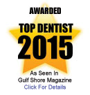 Award for Top Dentist 2015